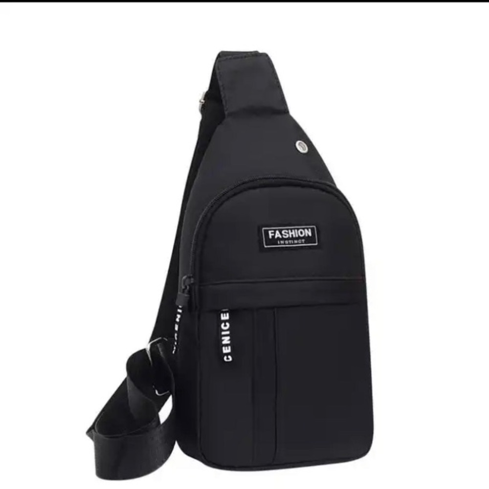 UNISEX BLACK CROSSBODY BAG